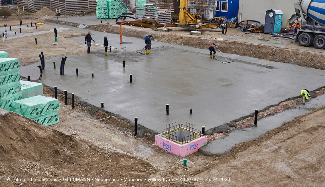 24.02.2023 -  Baustelle Haus für Kinder in Neupelach Quiddestraße 3